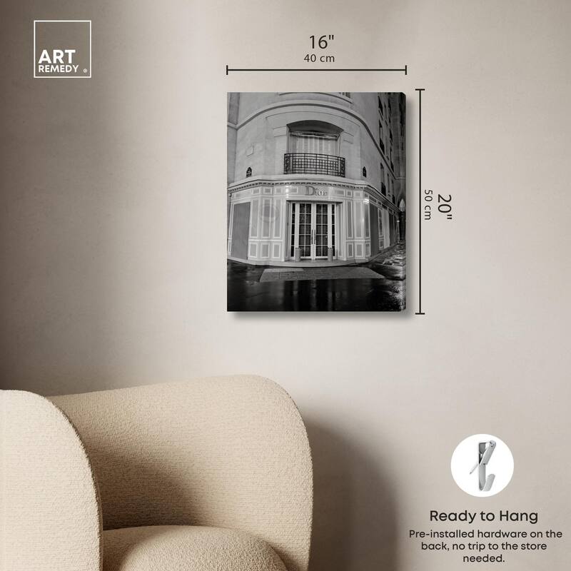 Couture Corner Canvas by Art Remedy, Gallery Wrapped