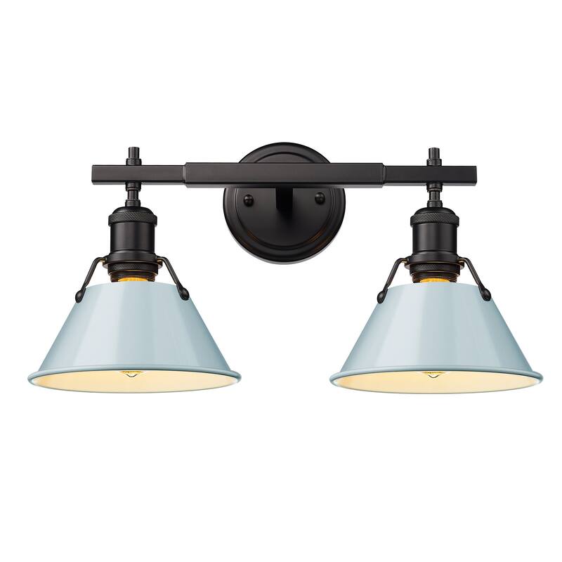 Golden Lighting Orwell 2 Light 18" Wide Bathroom Vanity Light