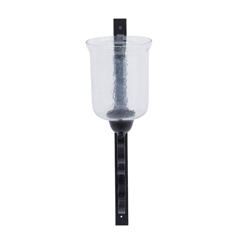 Sleek Metal Single Candle Wall Sconce - Gold, Silver, Black