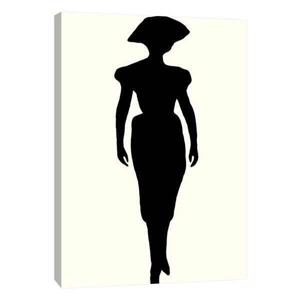 PTM Images 9-108919 PTM Canvas Collection 10" x 8" - "Fashion Icon Series 1940's" Giclee Silhouettes Art Print on Canvas