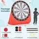 preview thumbnail 14 of 18, Costway Large Dart Board for Kids with 4 Kick Balls, Carrying Bag - See Details