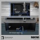 preview thumbnail 27 of 60, Karran 33" Top Mount Large/Small Bowl Quartz Kitchen Sink Kit - 33" x 22" x 9"
