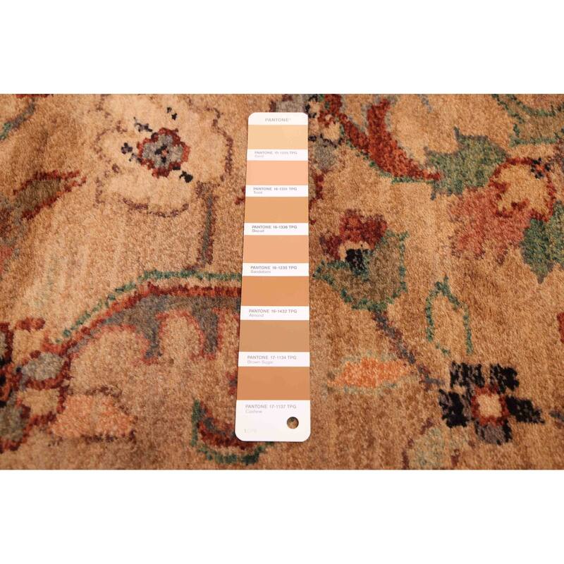 ECARPETGALLERY Hand-knotted Finest Agra Jaipur Light Brown Wool Rug - 8'0 x 10'1