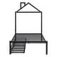 preview thumbnail 8 of 25, Twin Size Metal Platform Bed with Two Drawers