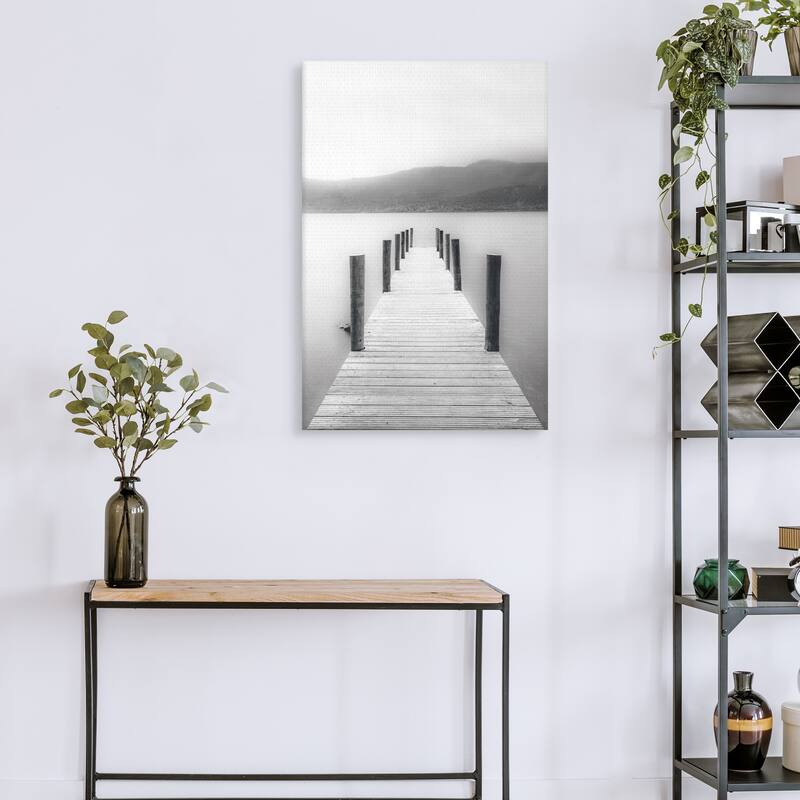 Ethereal Walkway Perspective by Alan Copson Canvas Art Print by Alan Copson Canvas Art Print