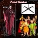 preview thumbnail 5 of 4, 8FT Halloween Animatronics Standing Grim Reaper Voice Activated Reaper
