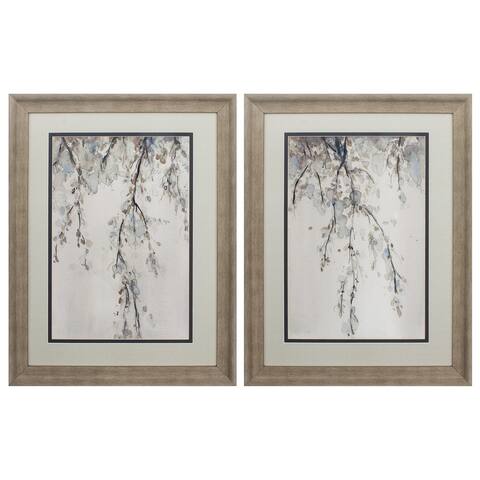 Set of 2 Hanging Branches Wall Art
