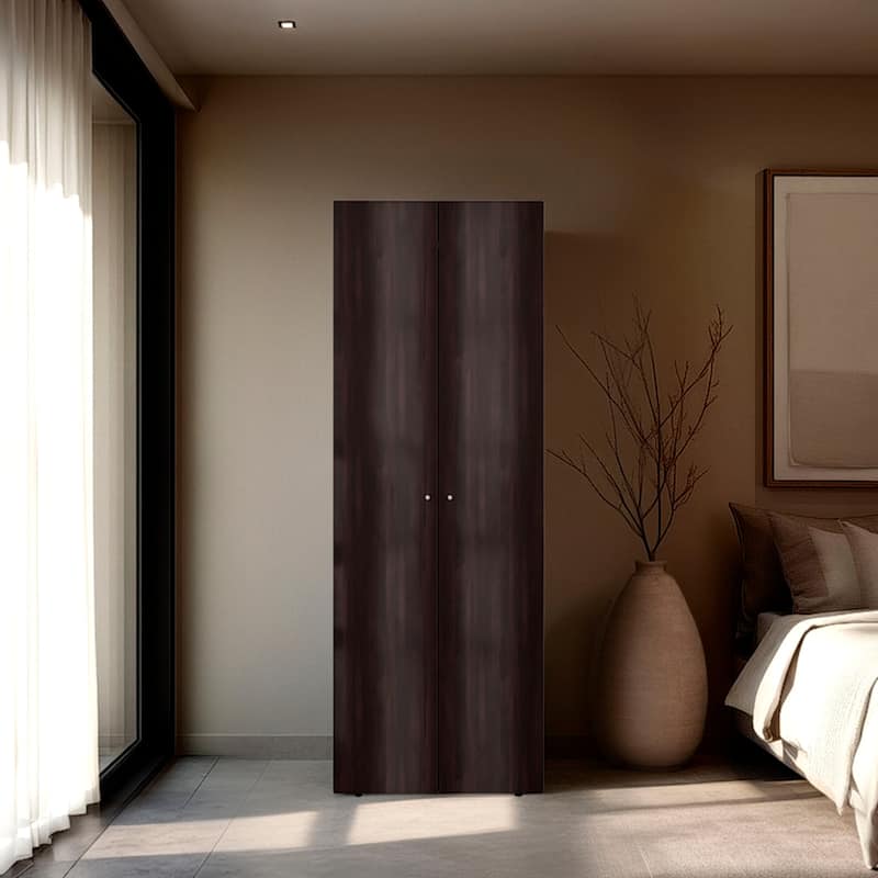 Rossetta Modern 2-Door Rectangular Shape Simple Wardrobe Cabinet