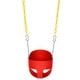 preview thumbnail 4 of 9, Toddler Swing High Bucket Seat for Infant Backyard Outdoor Activity Red