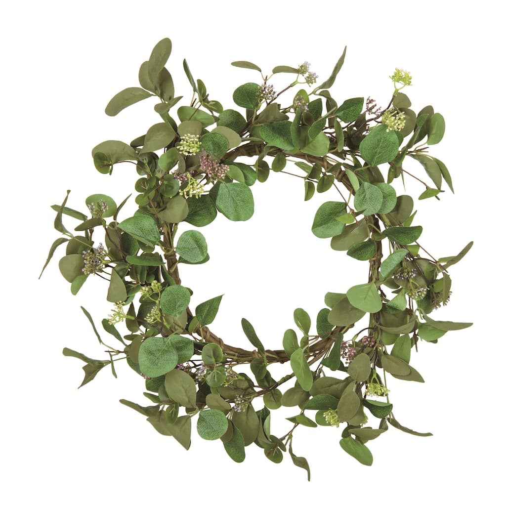 Transpac Foam 24" Multicolor Spring Greenery Bunch Wreath - Multi