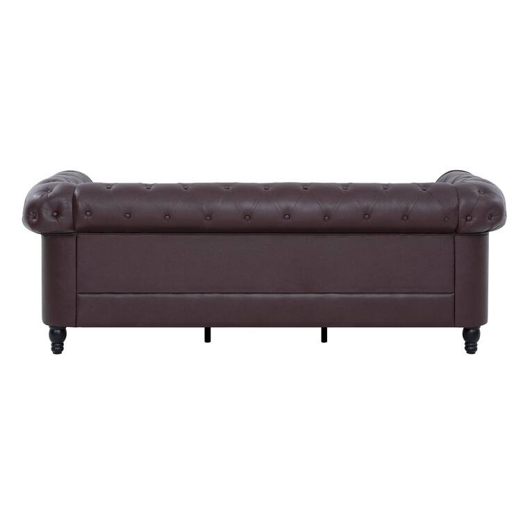 Elegance Chesterfield Sofa, Luxurious Comfort for Cozy Living Rooms, Mid-Century Modern couch, Elegance, 3-Seater Sofa