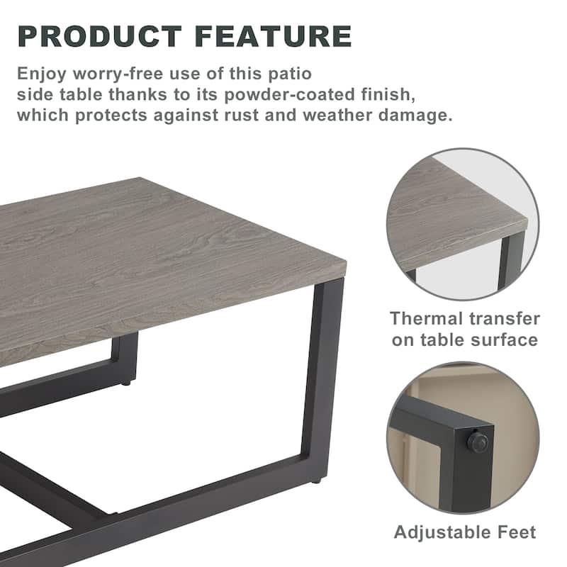 Outdoor Coffee Side End Table for Outside