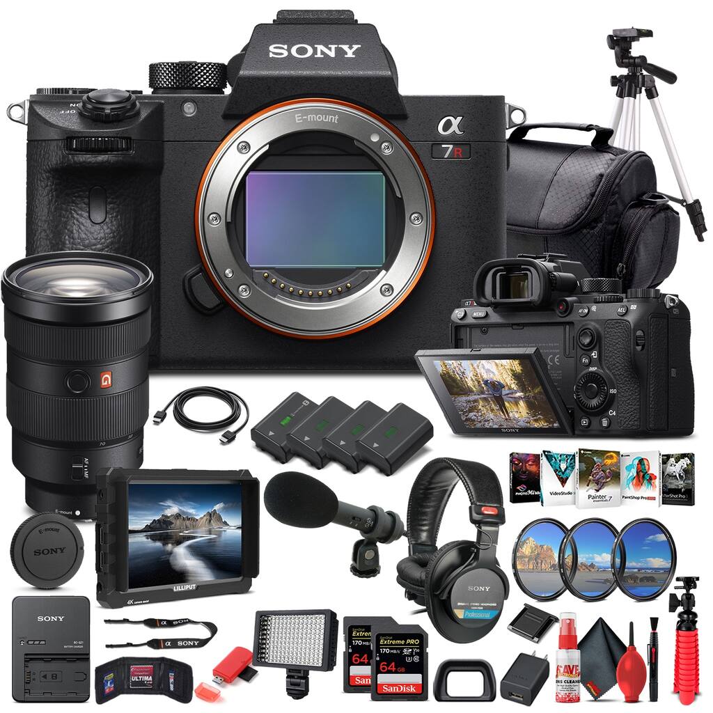 Sony Alpha a7R III Mirrorless Camera W/ Sony FE 24-70mm Lens - Pro