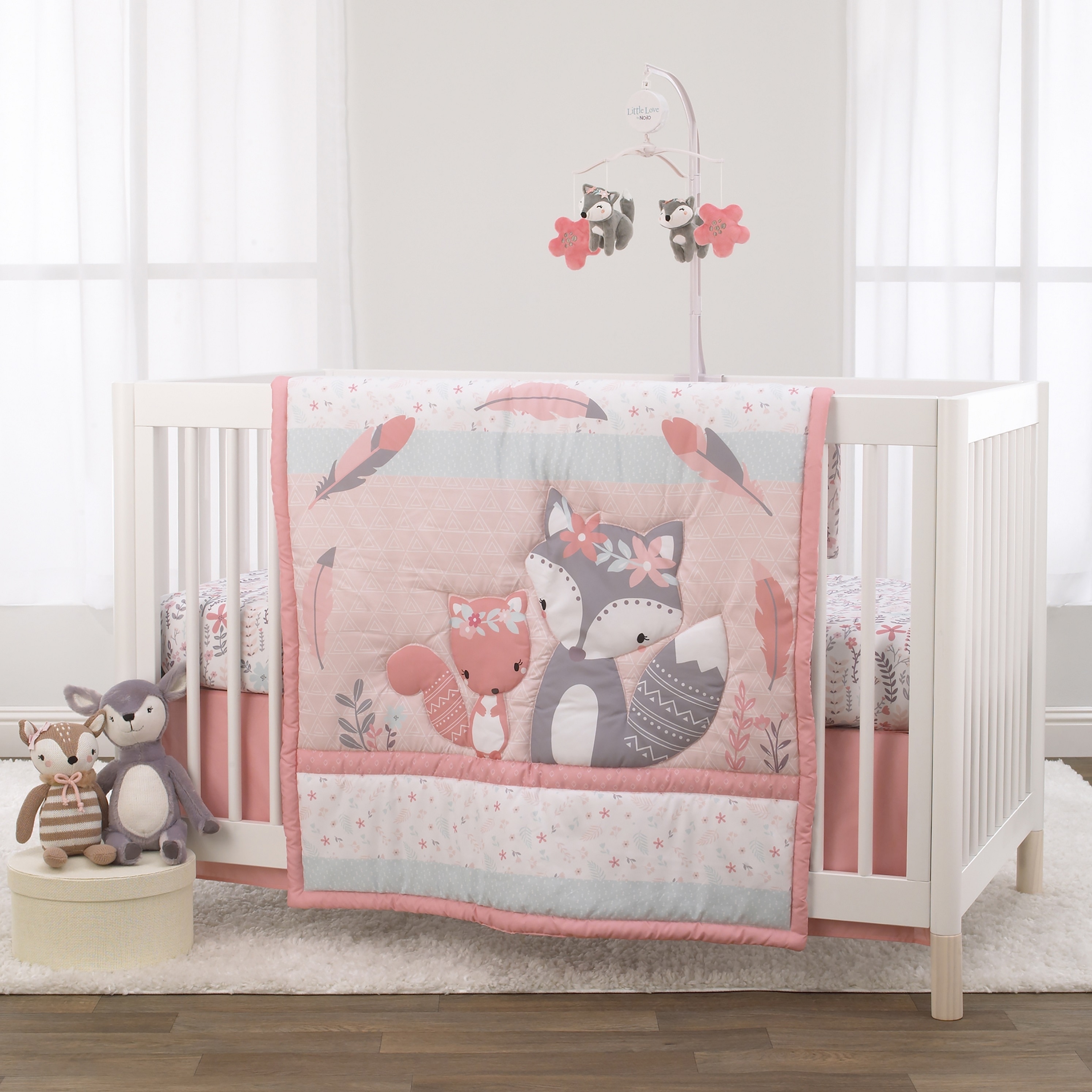 Mini crib bedding set canada outlet