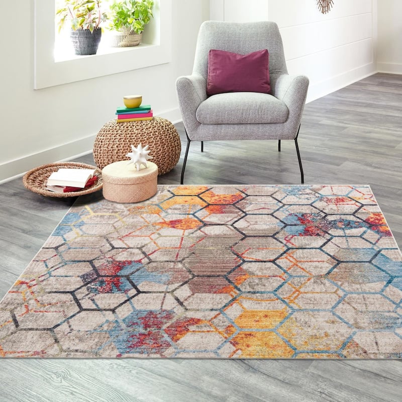 Contemporary Transport Collection Area Rug