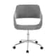 Option Grey Fabric/Chrome Metal