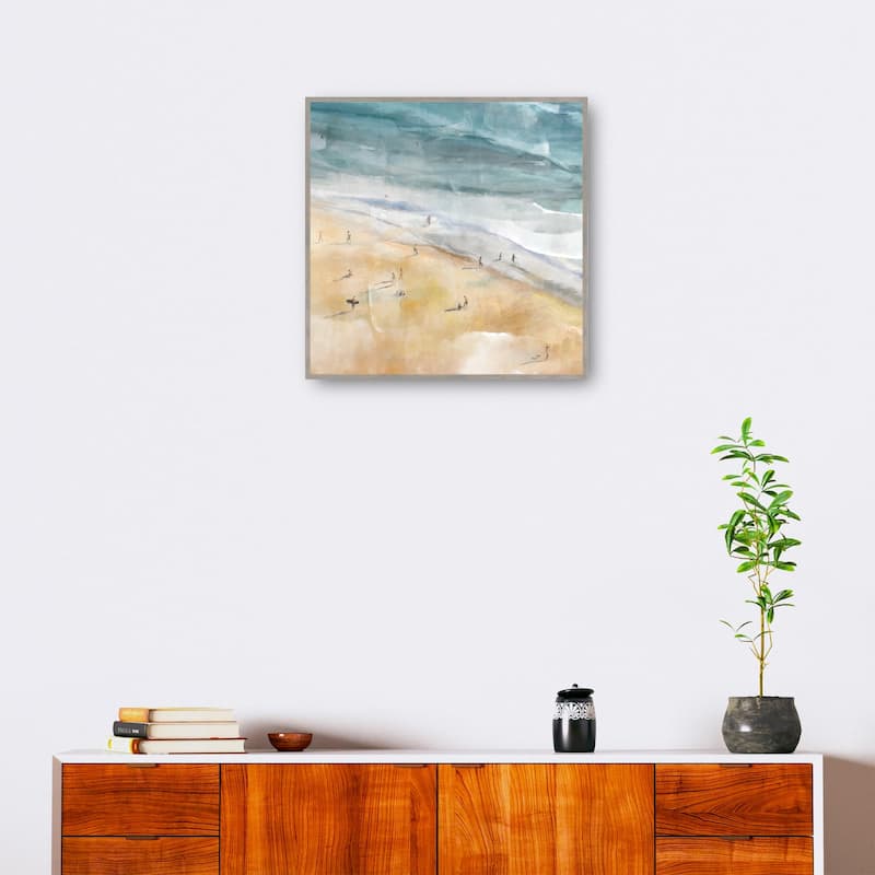 La Plage By Studio Arts Canvas Art Print