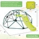 preview thumbnail 3 of 7, Gymax 8FT Climbing Dome w/ Slide Outdoor Kids Jungle Gym Dome Climber