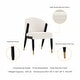 preview thumbnail 4 of 7, Manhattan Comfort Ola Chenille Wood Dining Chair
