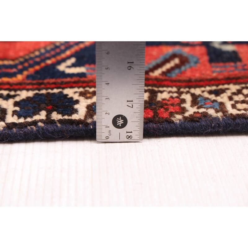 ECARPETGALLERY Hand-knotted Kayseri Vintage Red Wool Rug - 3'5 x 9'5