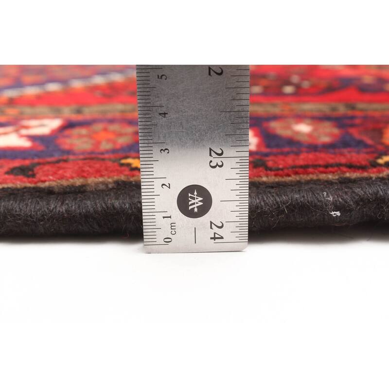 ECARPETGALLERY Hand-knotted Andelz Red Wool Rug - 4'2 x 6'3