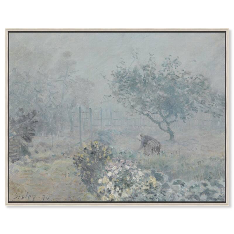 Fog Canvas by Art Remedy - Silver - 20" x 16"