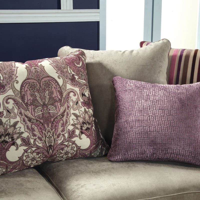 Gisc Contemporary Velvet Upholstered Sloped Arm Sofa by Furniture of America