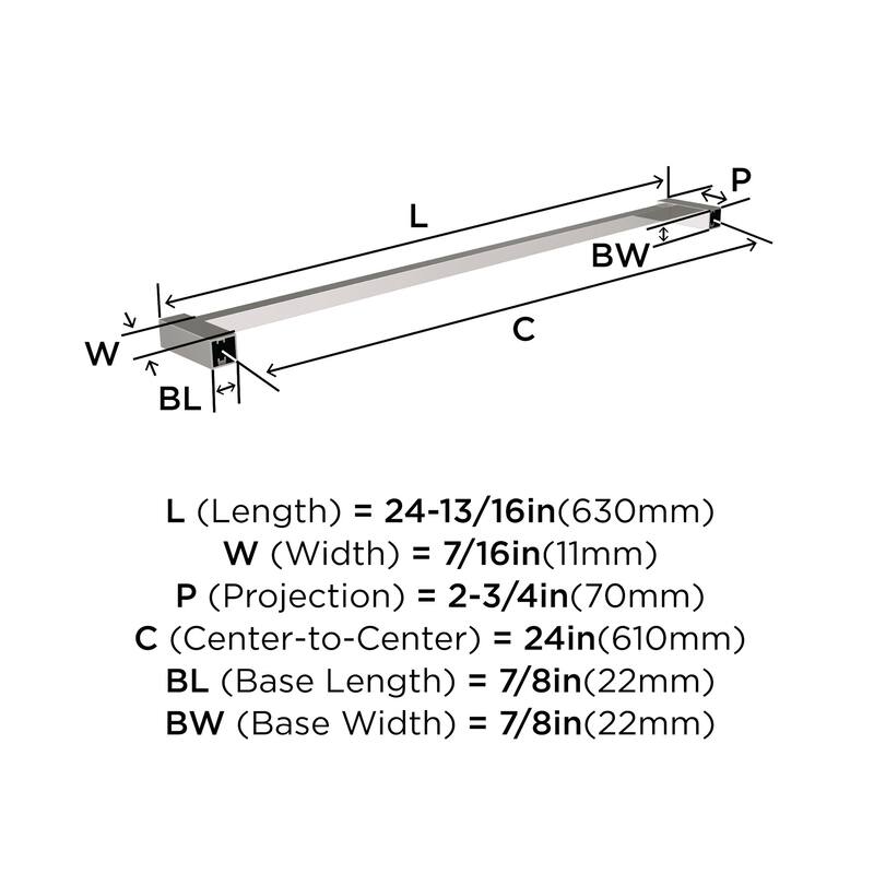 Amerock Monument 24" Towel Bar