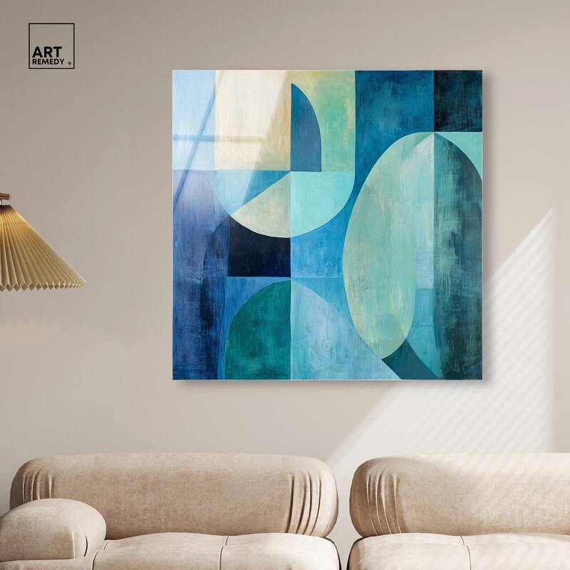 Color Blocks II Acrylic by Art Remedy, Ready to Hang