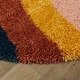 preview thumbnail 31 of 33, Mod-Tod Amelia Rainbow Print Shag Kids Area Rug