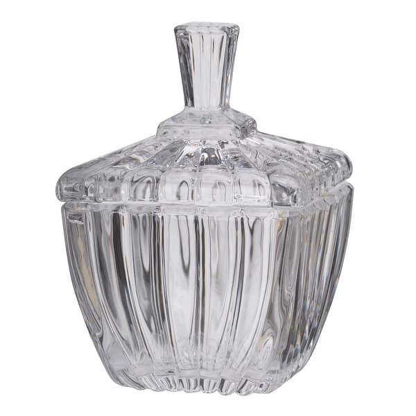 slide 2 of 2, A&B Home Henning Clear Square Jar