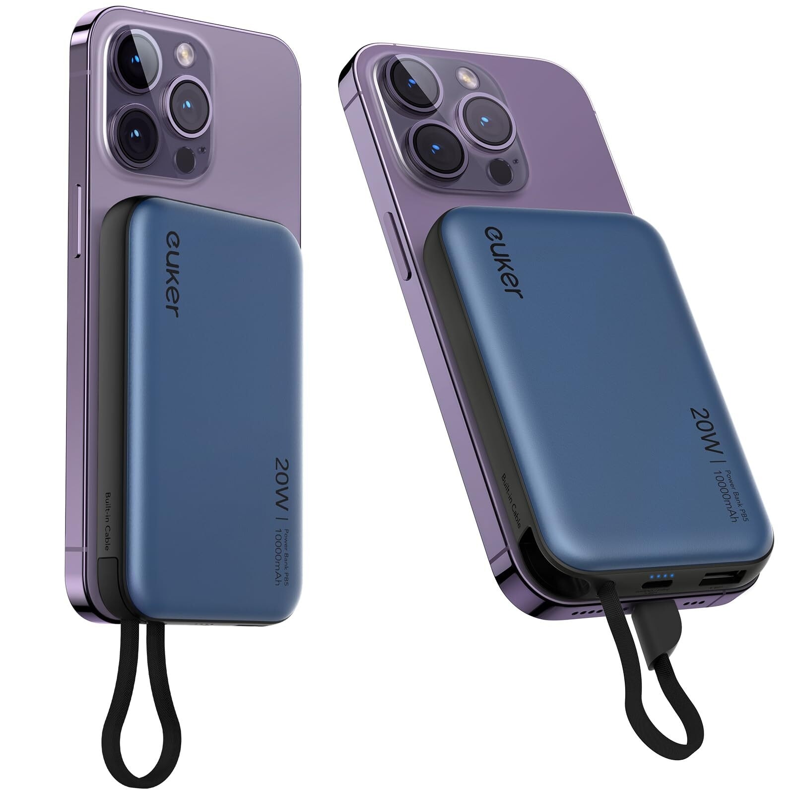 Wireless Portable Charger Wallet Magnetic Power Bank 10000mAh