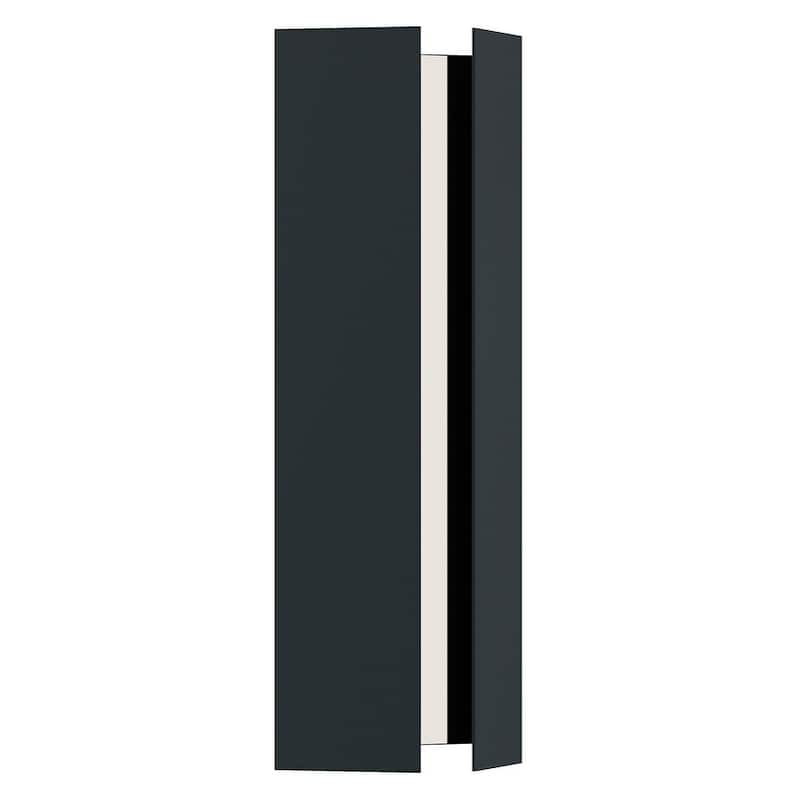 AFX RYNW0624LAJUD Ryan 24" Tall Outdoor Wall Sconce - Black