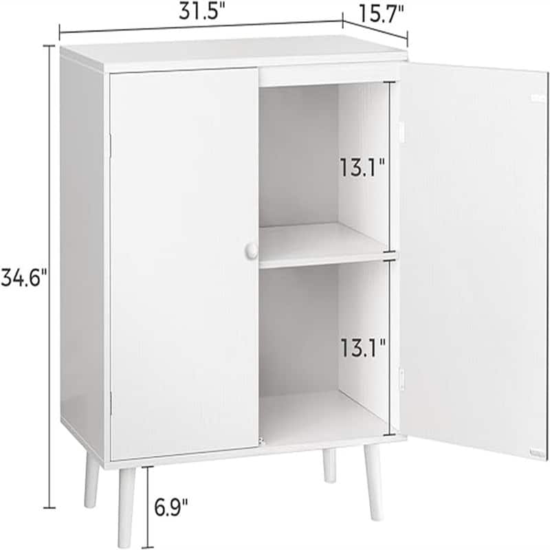 Buffet Cabinet - 15.7"D x 31.5"W x 34.6"H