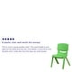 preview thumbnail 48 of 55, 10PK Plastic Stackable Preschool Chair, 10.5" Seat Height - 14"D x 12.5"W x 20"H
