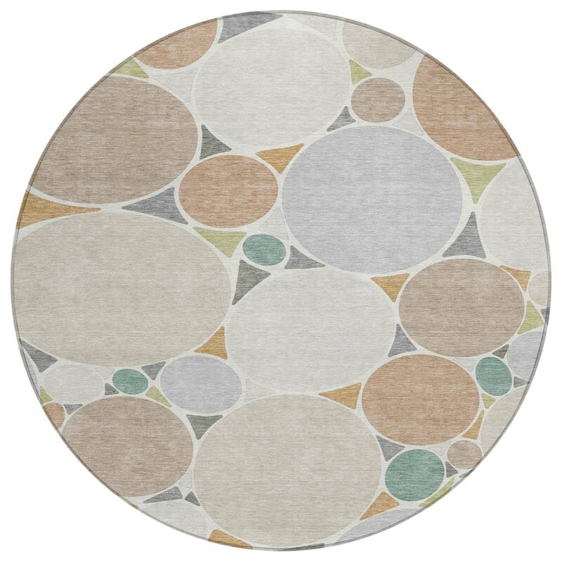 Machine Washable Indoor/ Outdoor Contemporary Rowan Chantille Rug