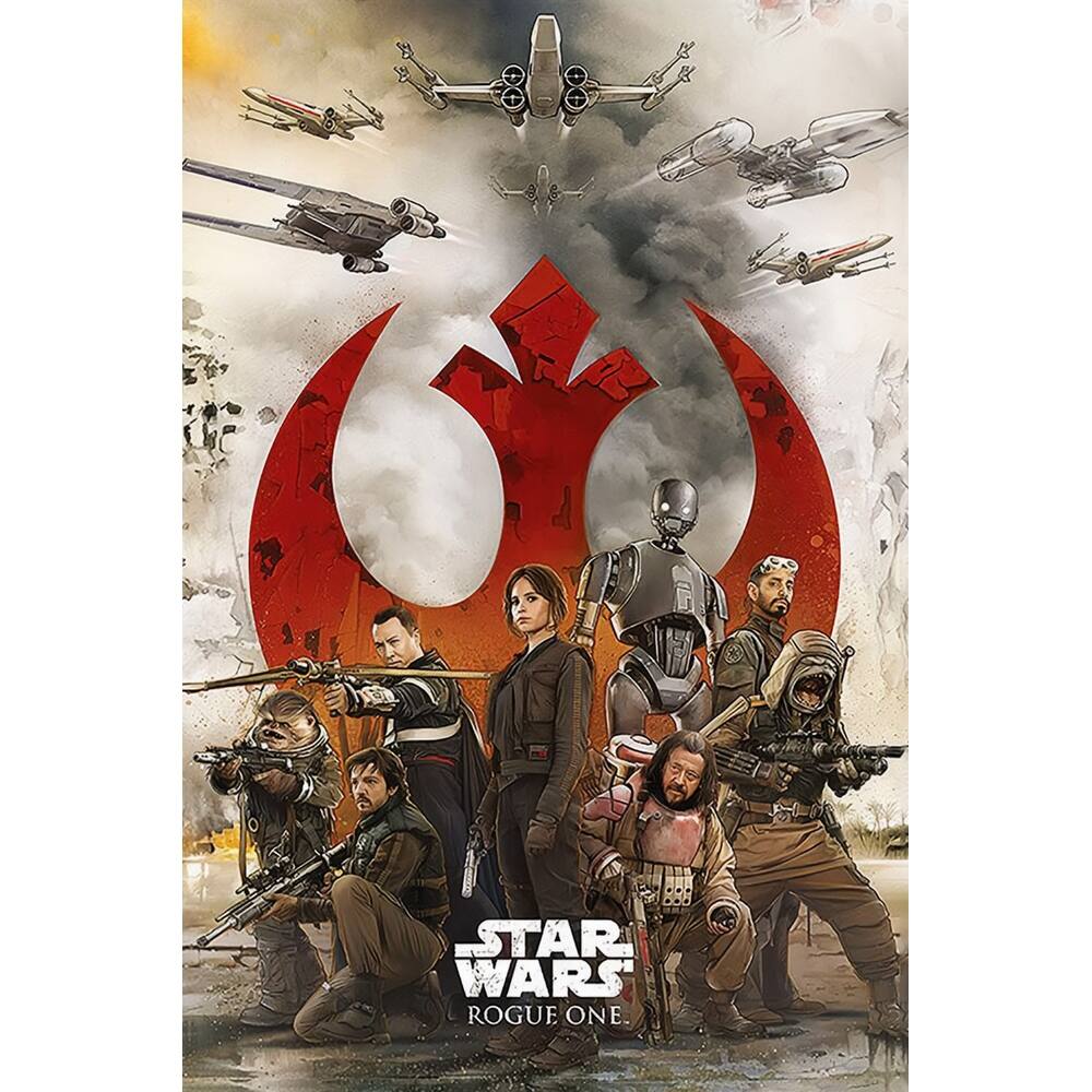 Rogue One - Rebels Art Poster - 24 x 36 Inch