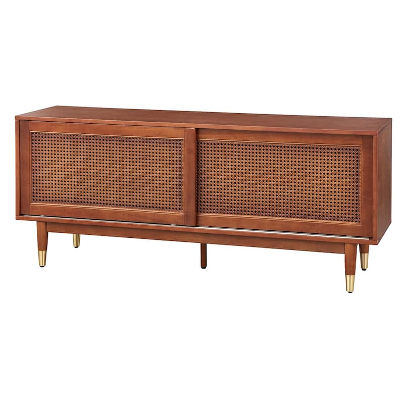 angleo:HOME Allen Cane Front Sliding Door TV Stand