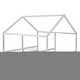 preview thumbnail 8 of 6, Twin Size House Shaped Platform Beds,2 In 1 Beds,Two Shared Beds