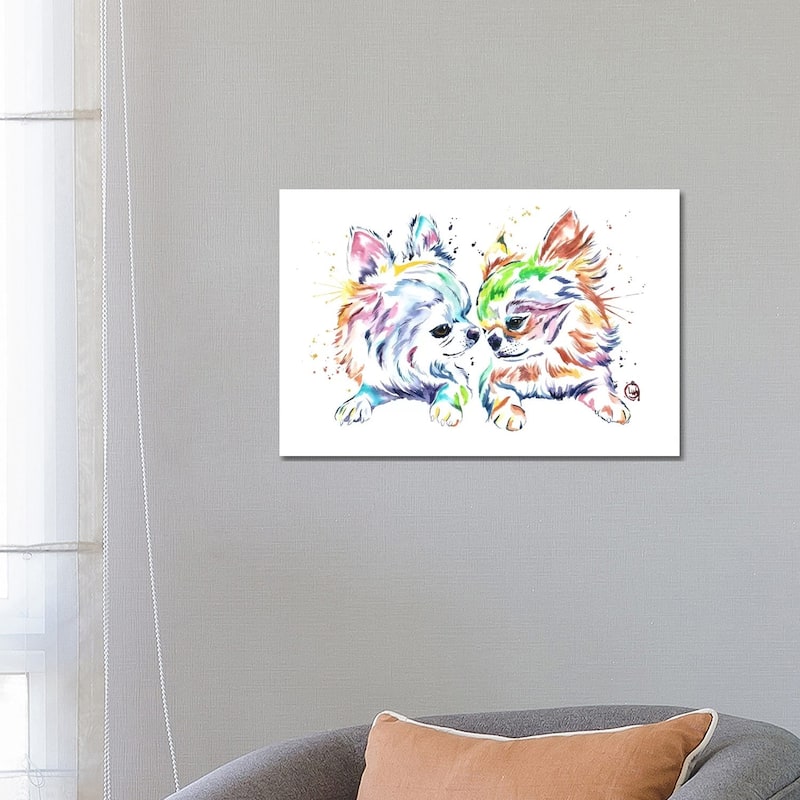 iCanvas "Chihuahua Love" by Lisa Whitehouse Canvas Print - 18x26x1.5