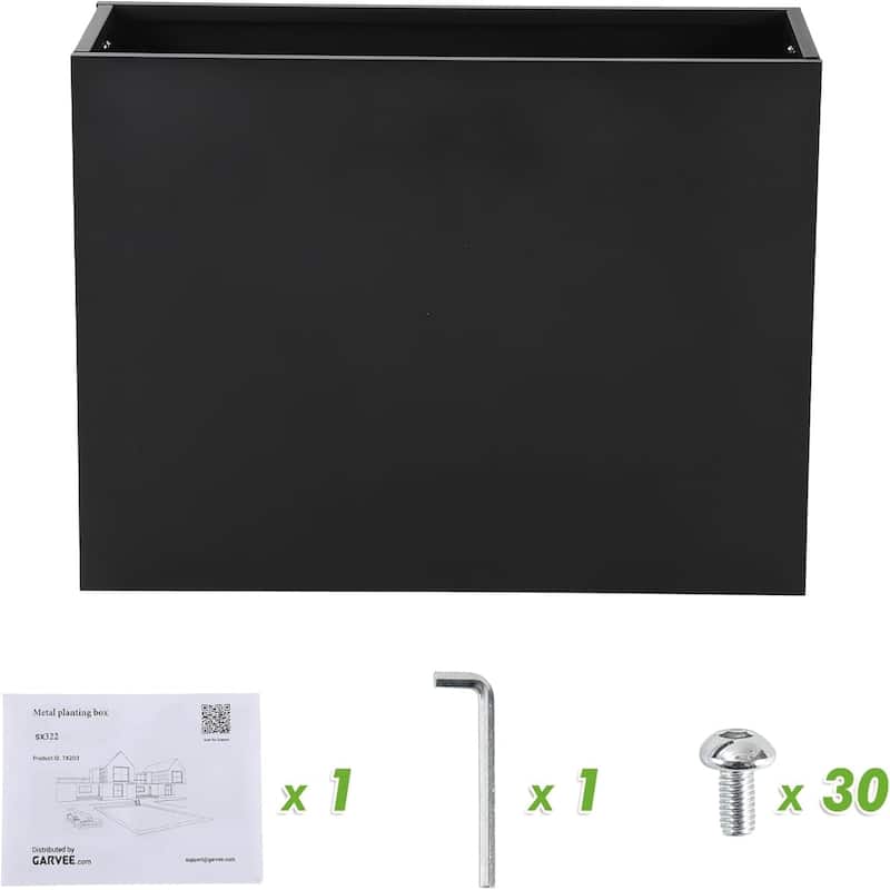 47x18x72inch Raised Garden Bed with Trellis with Drainage and Climbing Support