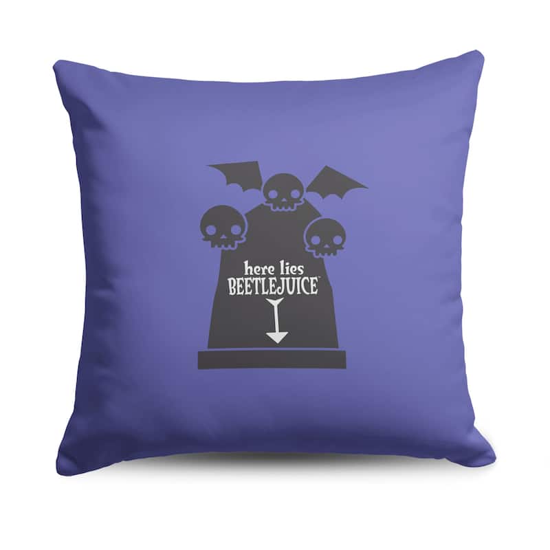 Warner Brothers Beetlejuice 18 Inch Throw Pillow
