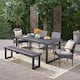 Option sandblast dark grey + gray cushion