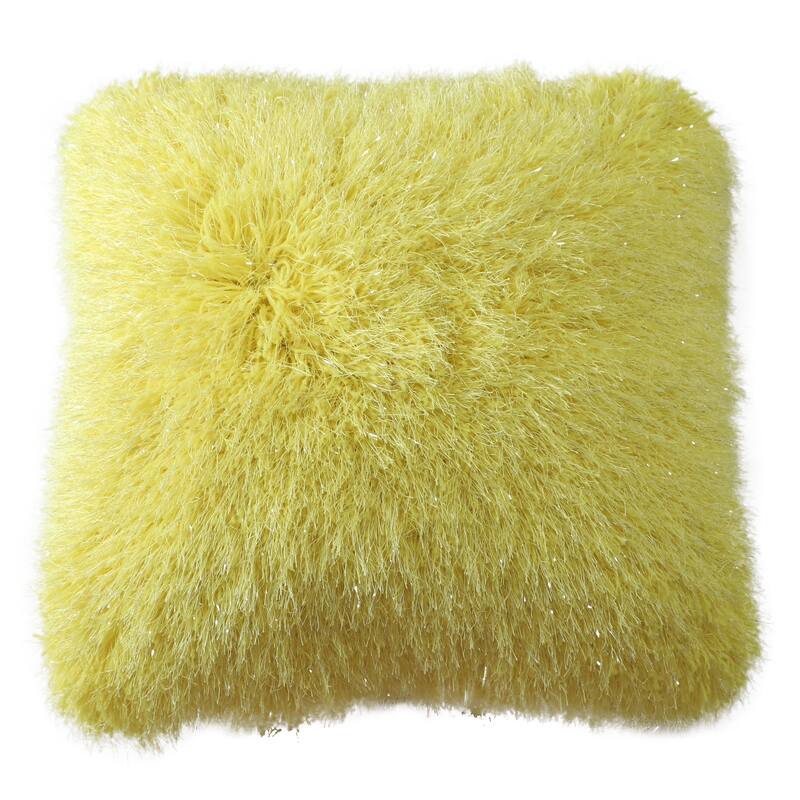 Manhattan Collection Shag Pillow