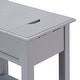 preview thumbnail 7 of 18, Zayden 1-drawer Side Table with Charging Station by iNSPIRE Q Bold