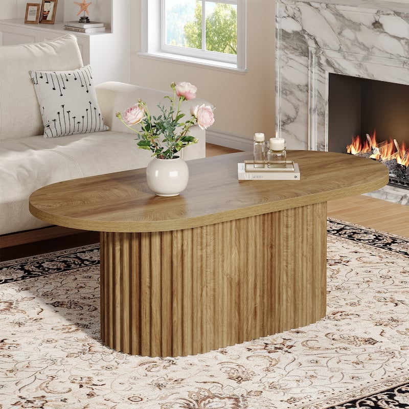 Farmhouse Oval Coffee Table