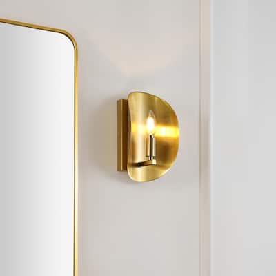 SAFAVIEH Lighting Calluna 4-inch Wall Sconce with Bulbs (Set of 2) - 4 in. W x 6 in. D x 10 in. H
