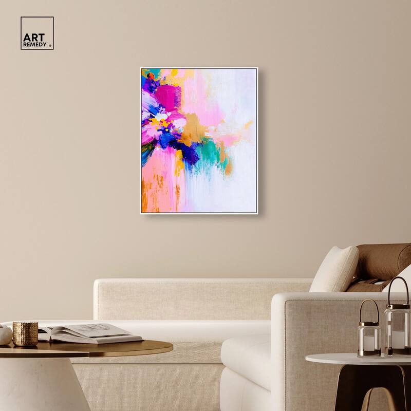 Contrast of Purity III Canvas by Art Remedy