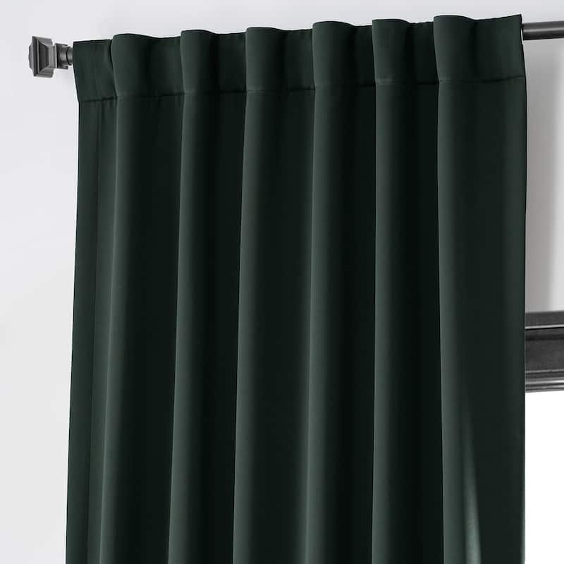 Exclusive Fabrics Room Darkening 84-inch Curtain Panel Pair (2 Panels)