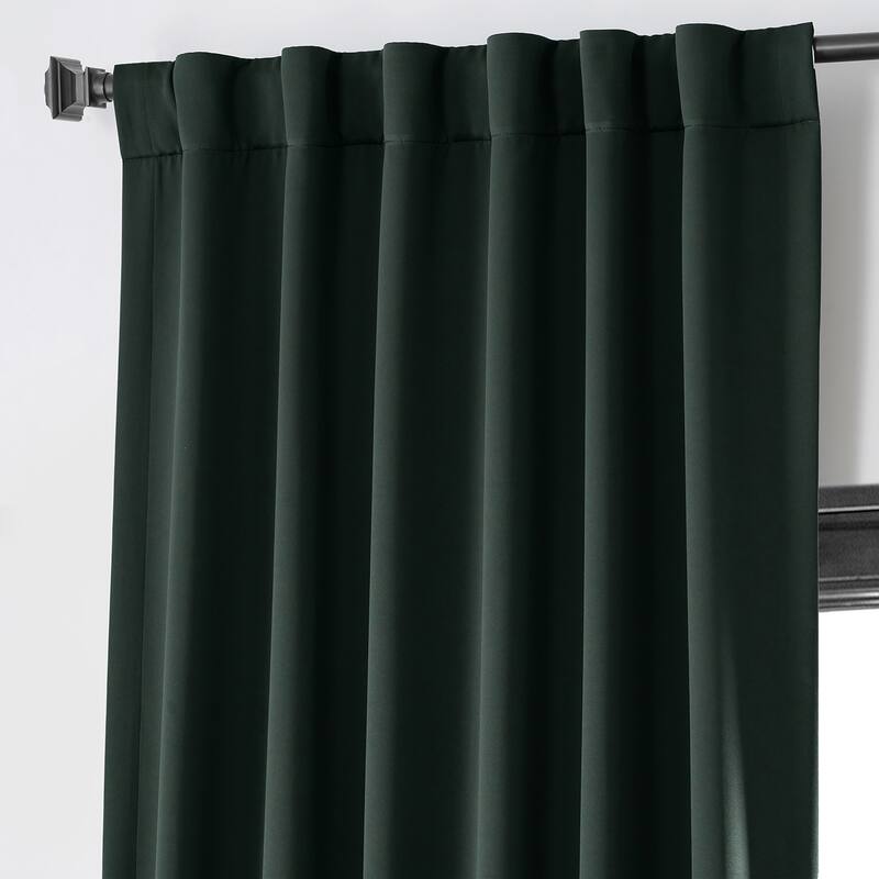 Exclusive Fabrics Room Darkening 108-inch Curtain Panel Pair